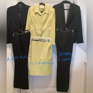 Ladies Business Suit Sets Bundle of 3 SZ 8-Ann Klein, Liz Claiborne, Tahari EUC